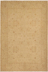 handmade Traditional Kafkaz Beige Brown Hand Knotted RECTANGLE 100% WOOL area rug 9 x 12